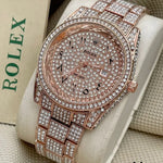 image, Rolex Arabic Diamond Rosegold