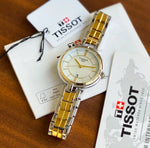image, Tissot For her Embodying perfect simplicity, the clean lines of the Tissot Flamingo watch make it beautifully pure. It is unfussy and trendy without trying to be – sure to never go out of style, this elegant piece of jewelry is set to be a classic.