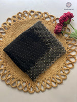 image, New Partywear Soft Jimmy Chu Silk Heavy Zarkan Diamond Work Fancy Designer Saree With Blouse Piece