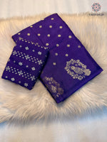 image, Dazzling Party Wear Pure Soft Viscose Crape Silk Zari Chit Palllu n Pichwari Border Fancy Designer Saree With Blouse