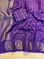 image, Dazzling Party Wear Pure Soft Viscose Crape Silk Zari Chit Palllu n Pichwari Border Fancy Designer Saree With Blouse