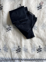 image, Latest Party Wear off White Colour Chanderi Cotton Heavy Embroidered n Tussels Work Fancy Saree With Blouse