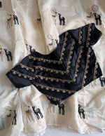 image, Gorgeous Party Wear Off White Colour Chanderi Cotton Embroidery n Tussels Work Fancy Designer Saree With Stitched Blouse