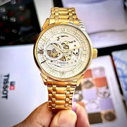 Tissot LeLocle Gold & White is the ultimate automatic watch, now combined with the energy of the Powermatic 80 movement and unconditional looks.