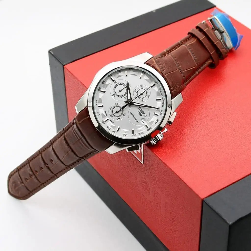 Tissot 1853 Men’s Brown Traditional Premium Slim Leather strap upgraded model now Available