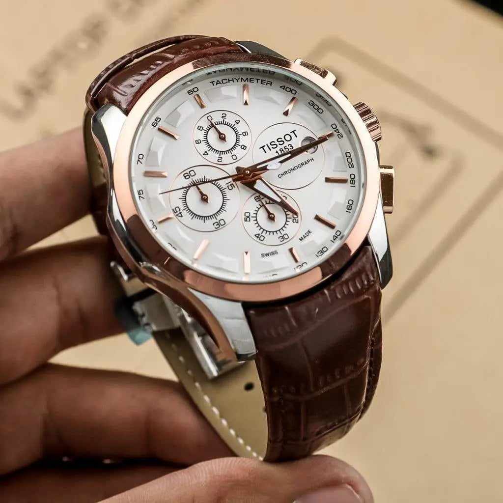 Tissot 1853 Men’s Brown Traditional Premium Slim Leather strap upgraded model now Available