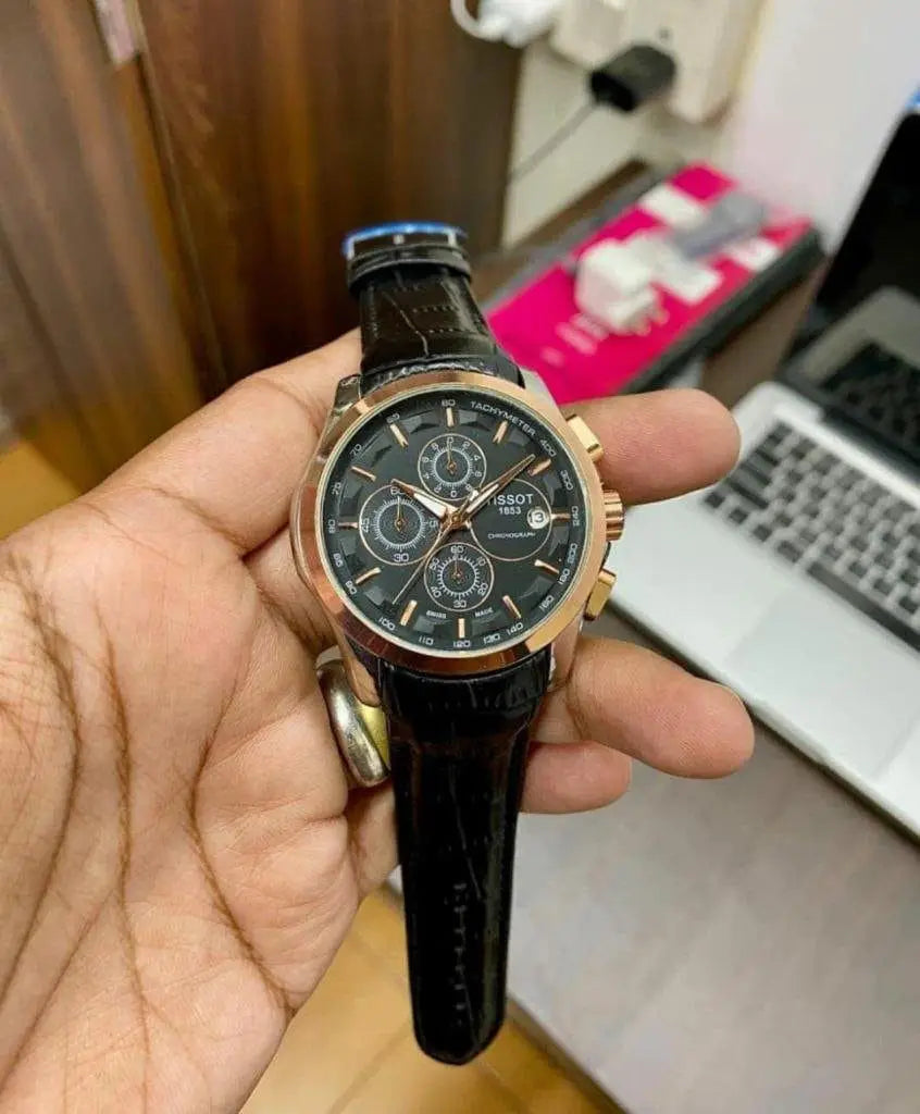 Tissot 1853 Men’s Black Traditional Premium Slim Leather strap upgraded model now Available