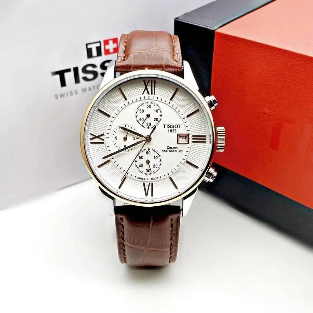 Tissot 1853 Traditional Premium Slim Leather strap upgraded model now Available & Ready to ship today.