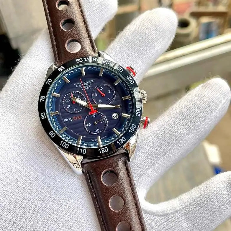 Tissot PRS 516 T-Sports models are equipped with integrating the innovations in Swiss watchmaking to complement nostalgic design elements from the racetrack.
