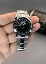image, Tissot T-Classic T-complication Mechanical Manual-winding Open Dial Men’s Watch.

