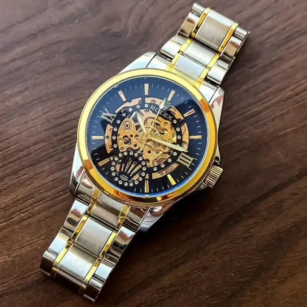 Rolex Fully automatic silver & gold