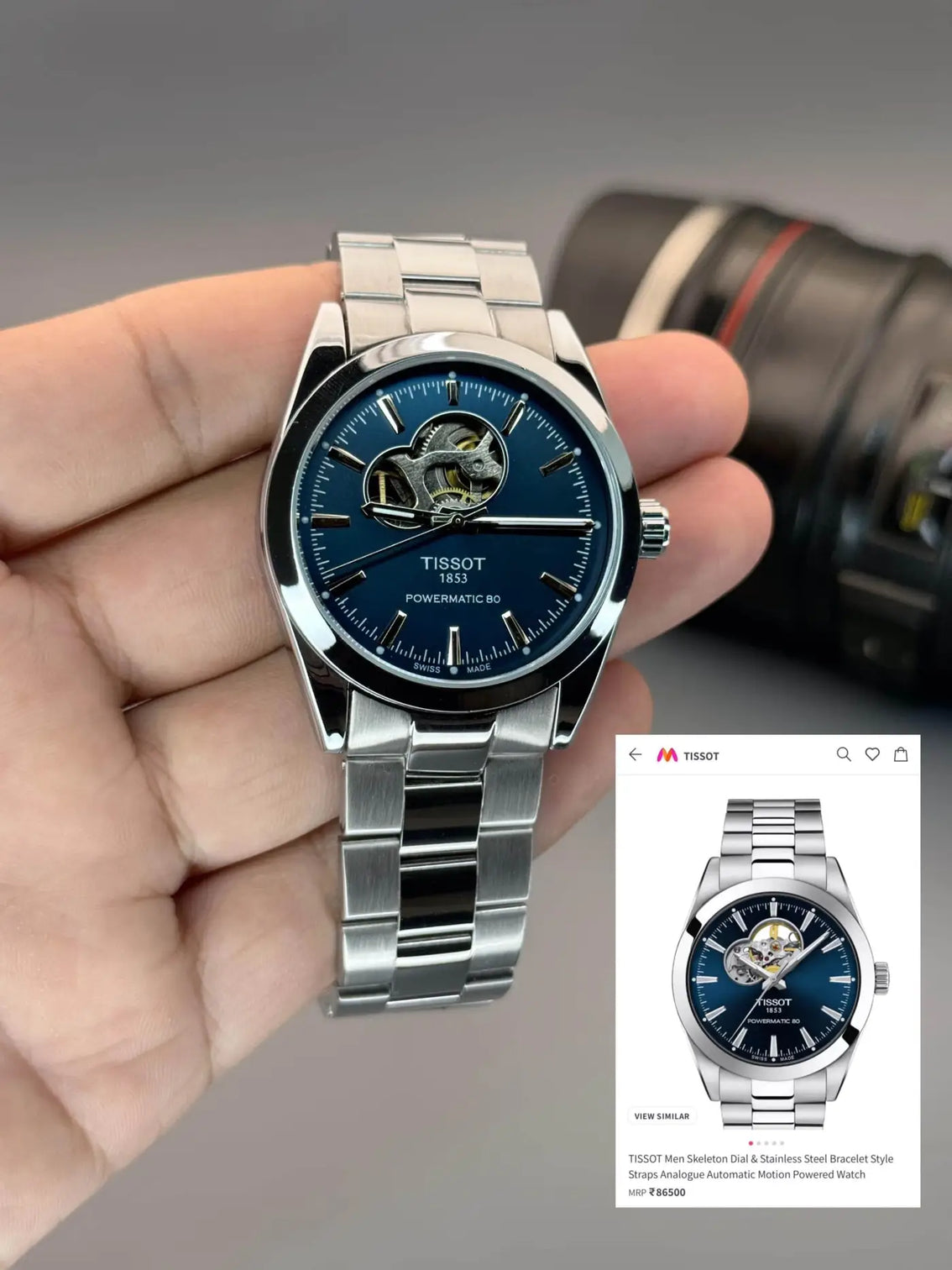 Tissot T-Classic T-complication Mechanical Manual-winding Open Dial Men’s Watch.
