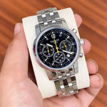 image, Tissot PRC Edition is a classic watch destined to be worn often and for every occasion. It features the simple and elegant face the collection is loved for, with the pared-back aesthetic symbolizing luxury, quality, and classic style.
