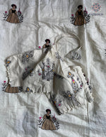 image, Gorgeous Party Wear Chanderi Cotton Embroidery n Tussels Work Fancy Designer Festive Wear Saree With Stitched Blouse
