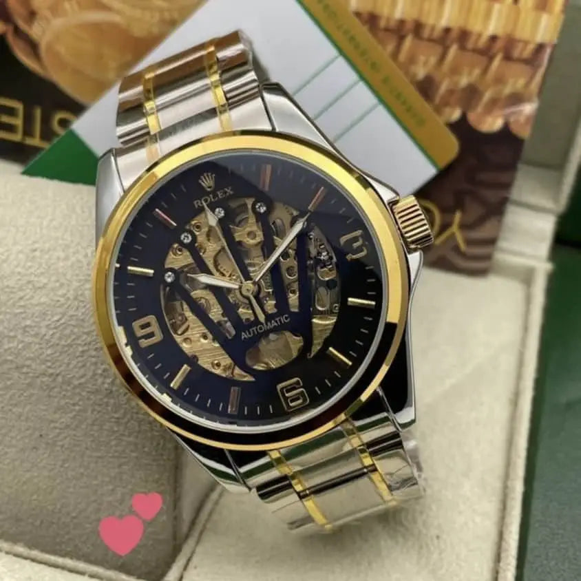 Rolex Fully automatic silver & gold